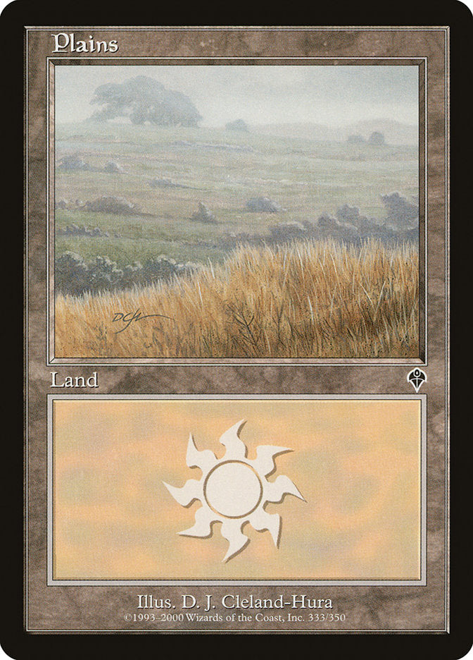 Plains (333) [Invasion] | Boutique FDB TCG