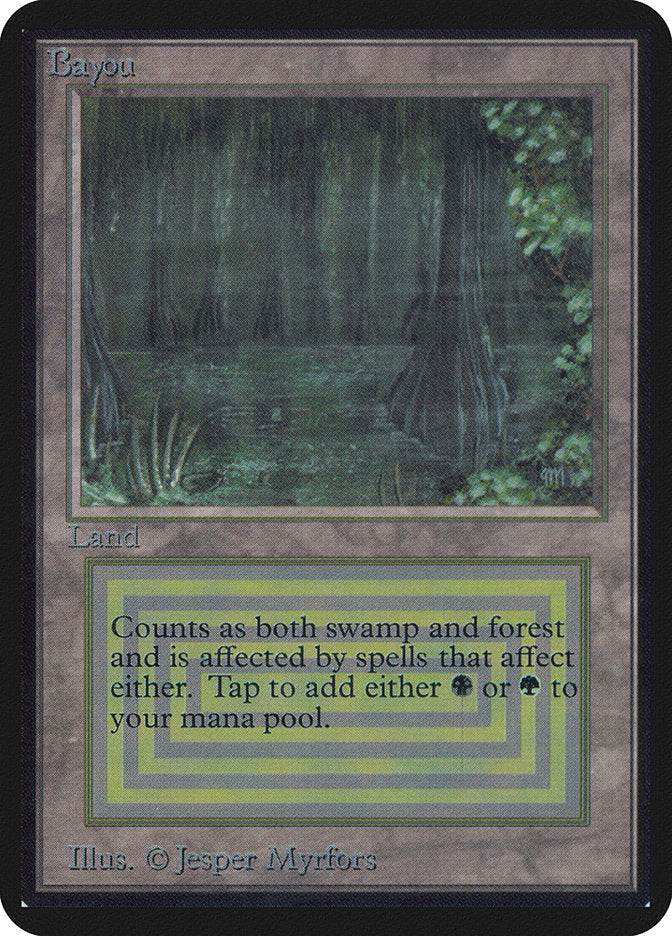 Bayou [Alpha Edition] | Boutique FDB TCG