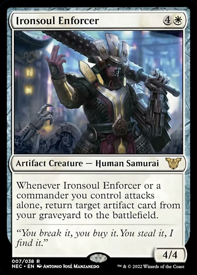Ironsoul Enforcer [Kamigawa: Neon Dynasty Commander] | Boutique FDB TCG