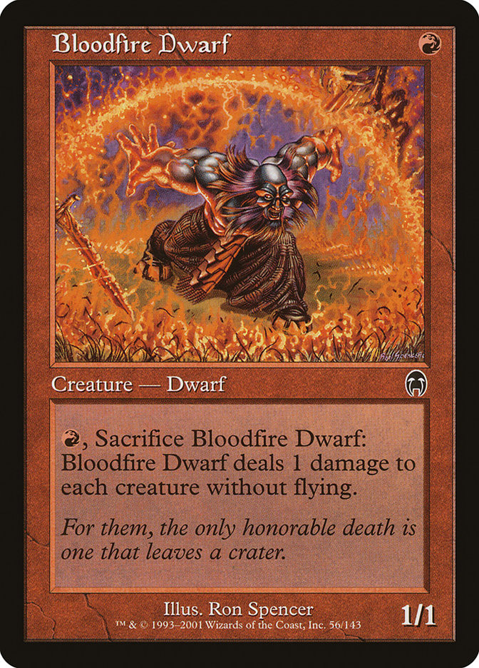 Bloodfire Dwarf [Apocalypse] | Boutique FDB TCG
