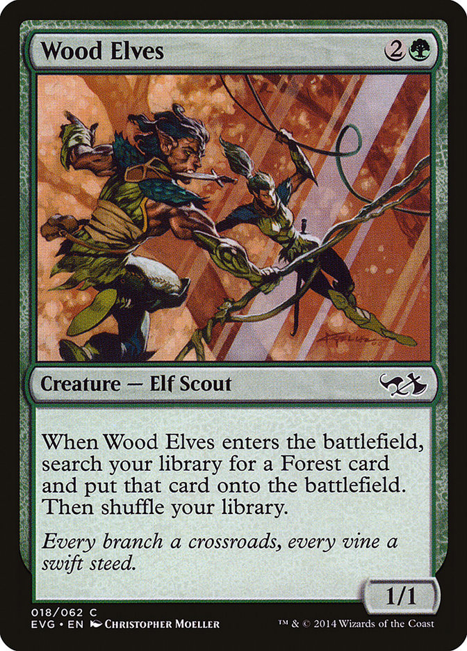 Wood Elves (Elves vs. Goblins) [Duel Decks Anthology] | Boutique FDB TCG