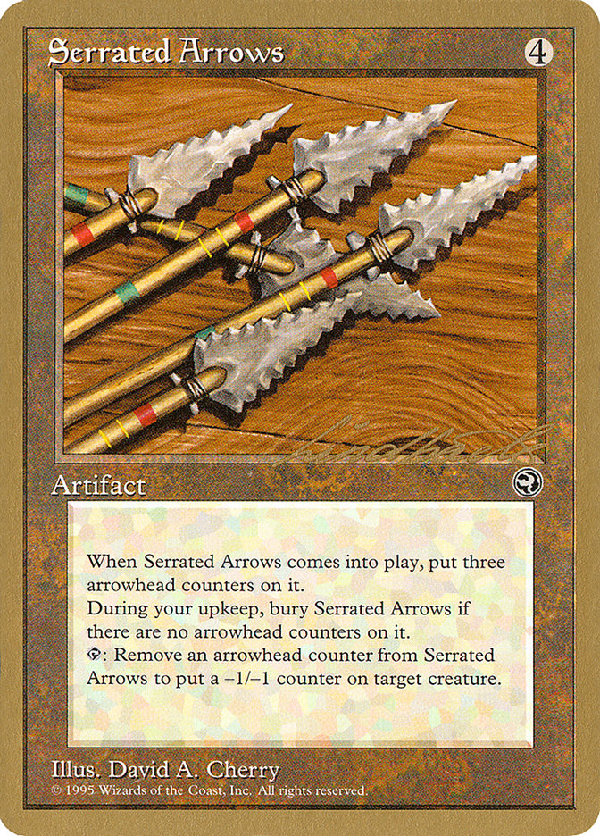 Serrated Arrows (Leon Lindback) [Pro Tour Collector Set] | Boutique FDB TCG