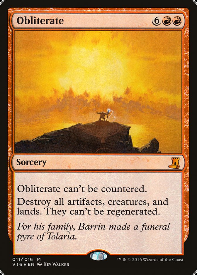 Obliterate [From the Vault: Lore] | Boutique FDB TCG