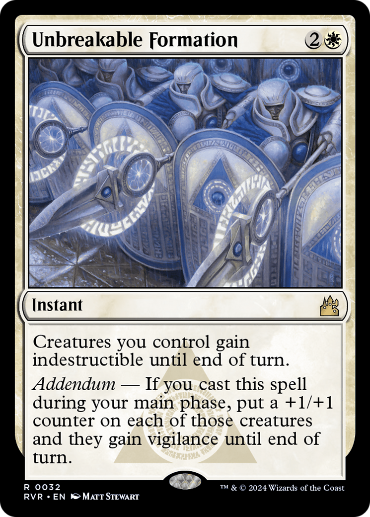 Unbreakable Formation [Ravnica Remastered] | Boutique FDB TCG