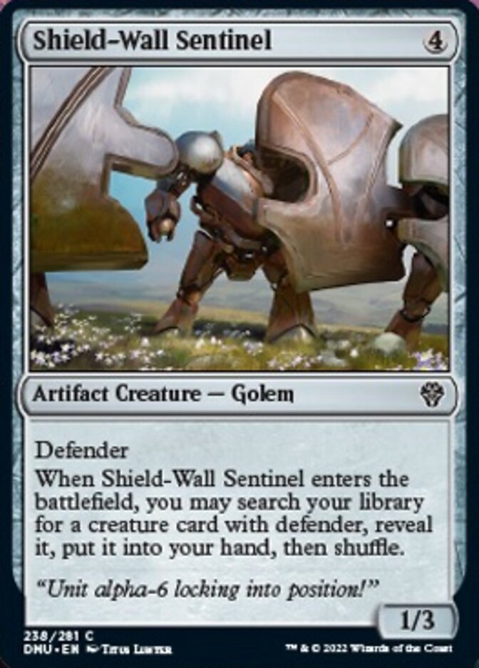 Shield-Wall Sentinel [Dominaria United] | Boutique FDB TCG