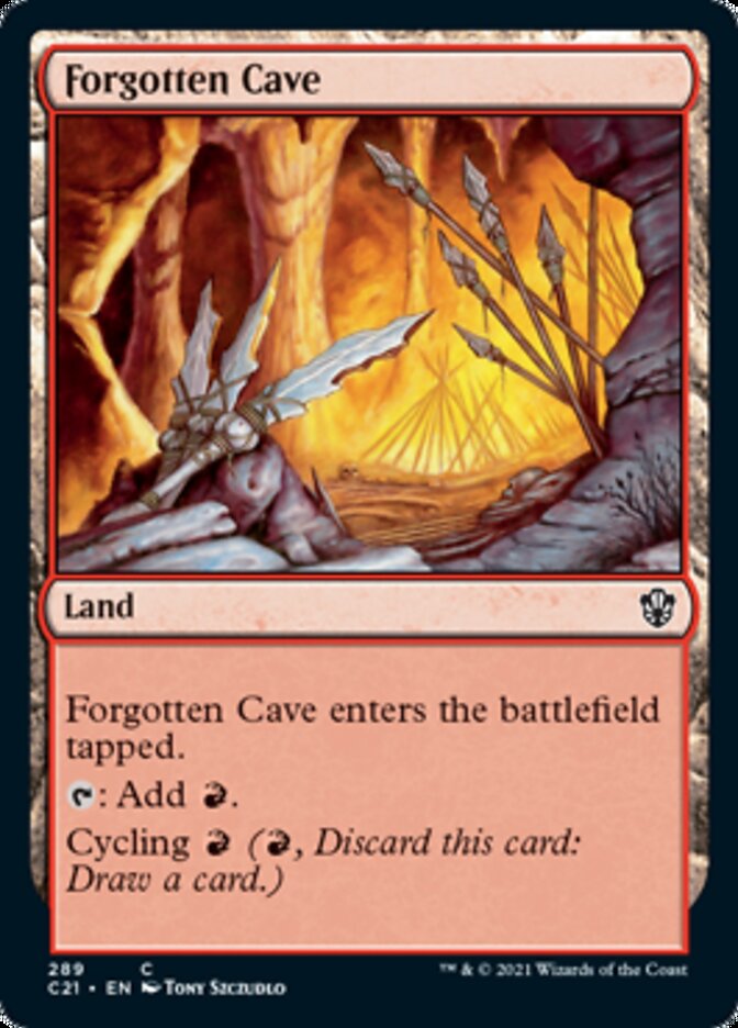 Forgotten Cave [Commander 2021] | Boutique FDB TCG