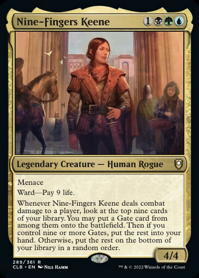 Nine-Fingers Keene [Commander Legends: Battle for Baldur's Gate] | Boutique FDB TCG