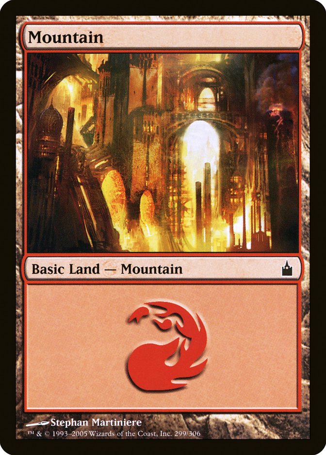 Mountain (299) [Ravnica: City of Guilds] | Boutique FDB TCG