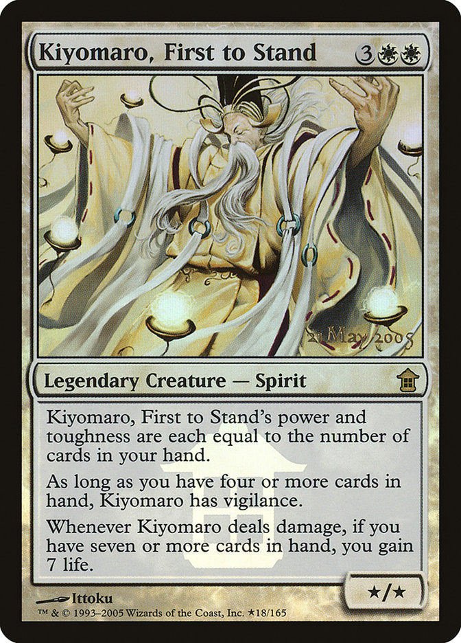 Kiyomaro, First to Stand [Saviors of Kamigawa Promos] | Boutique FDB TCG