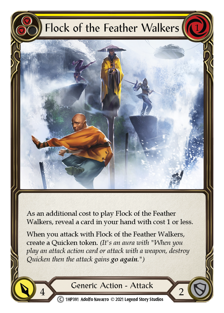 Flock of the Feather Walkers (Yellow) [1HP391] (History Pack 1) | Boutique FDB TCG