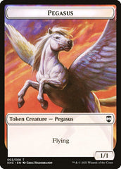 Kithkin Soldier // Pegasus Double-Sided Token [Kaldheim Commander Tokens] | Boutique FDB TCG