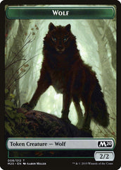 Zombie // Wolf Double-Sided Token [Game Night 2019 Tokens] | Boutique FDB TCG