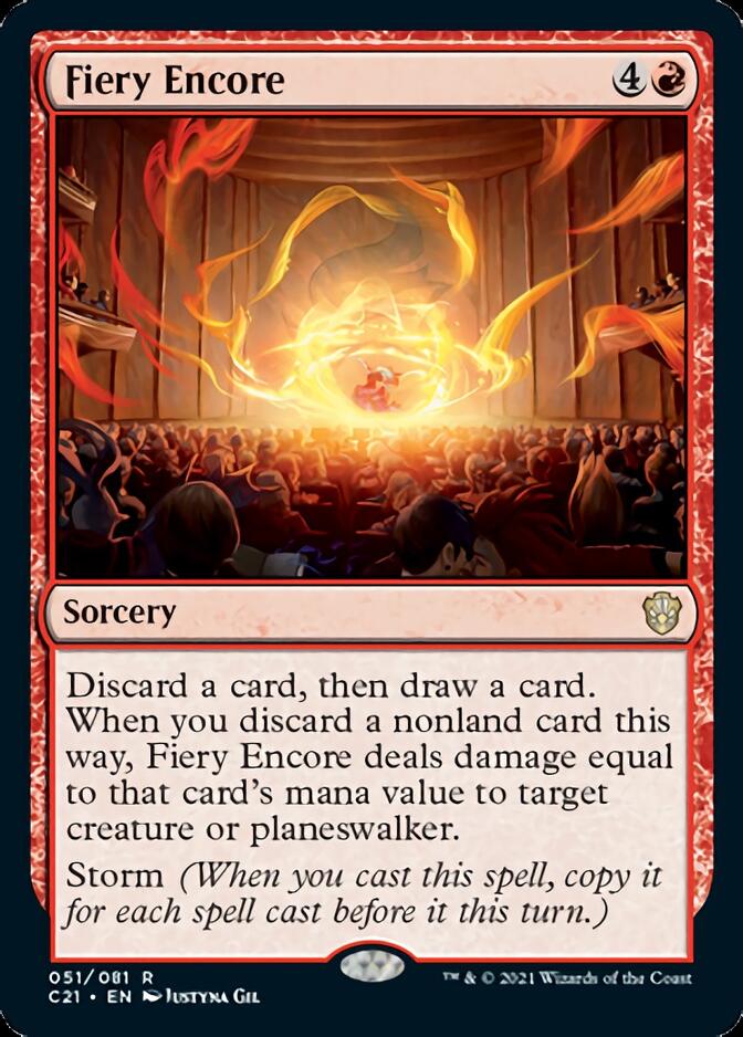 Fiery Encore [Commander 2021] | Boutique FDB TCG