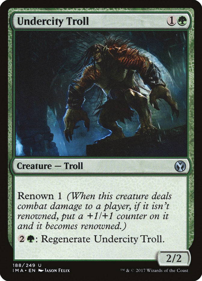 Undercity Troll [Iconic Masters] | Boutique FDB TCG