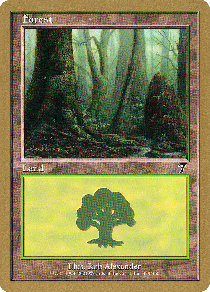 Forest (jt329) (Jan Tomcani) [World Championship Decks 2001] | Boutique FDB TCG