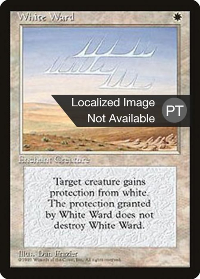 White Ward [Fourth Edition (Foreign Black Border)] | Boutique FDB TCG