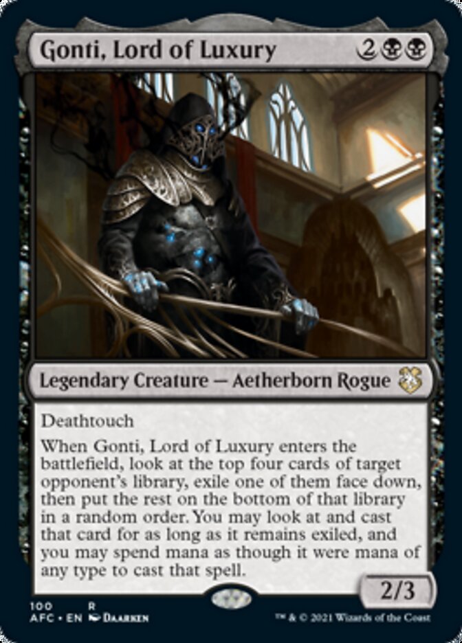 Gonti, Lord of Luxury [Dungeons & Dragons: Adventures in the Forgotten Realms Commander] | Boutique FDB TCG
