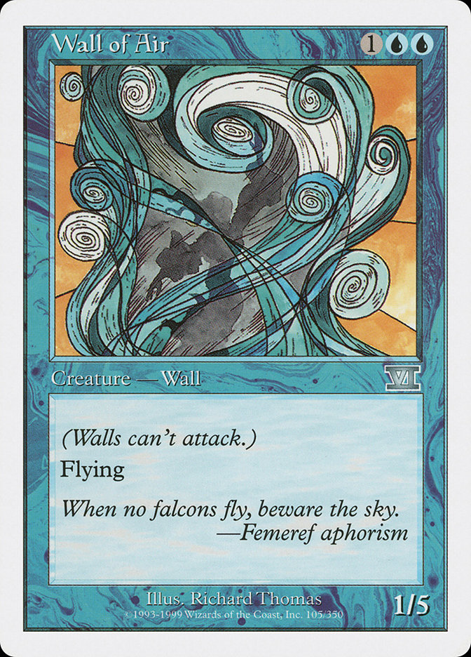 Wall of Air [Classic Sixth Edition] | Boutique FDB TCG