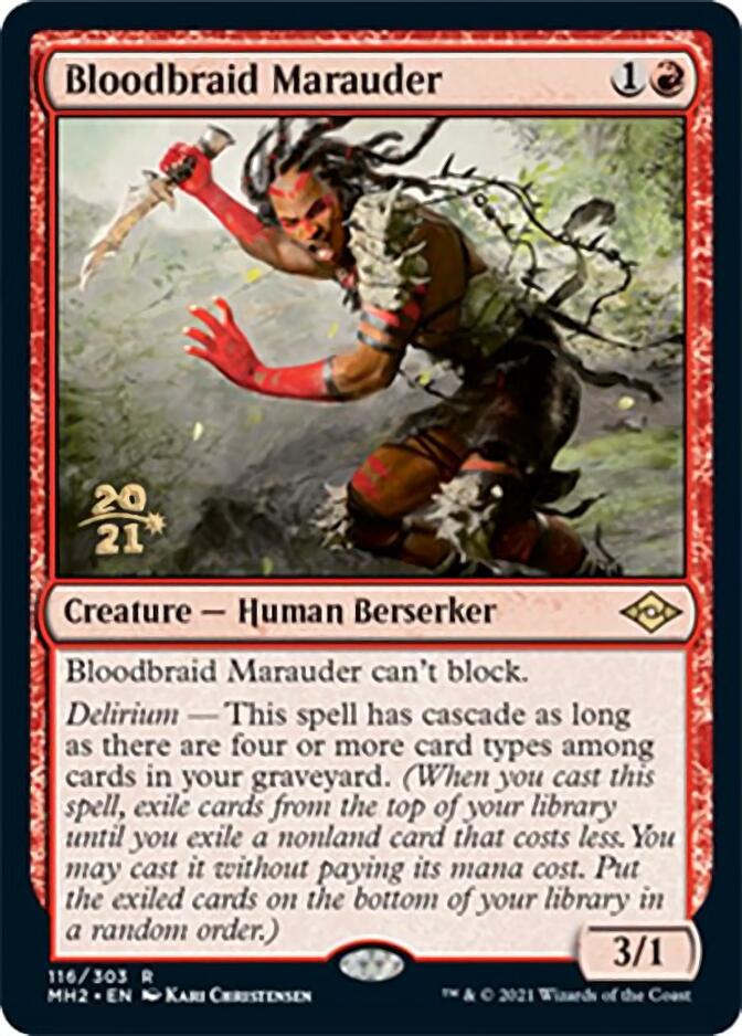 Bloodbraid Marauder [Modern Horizons 2 Prerelease Promos] | Boutique FDB TCG