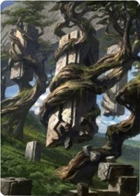 Forest 2 Art Card [Zendikar Rising Art Series] | Boutique FDB TCG