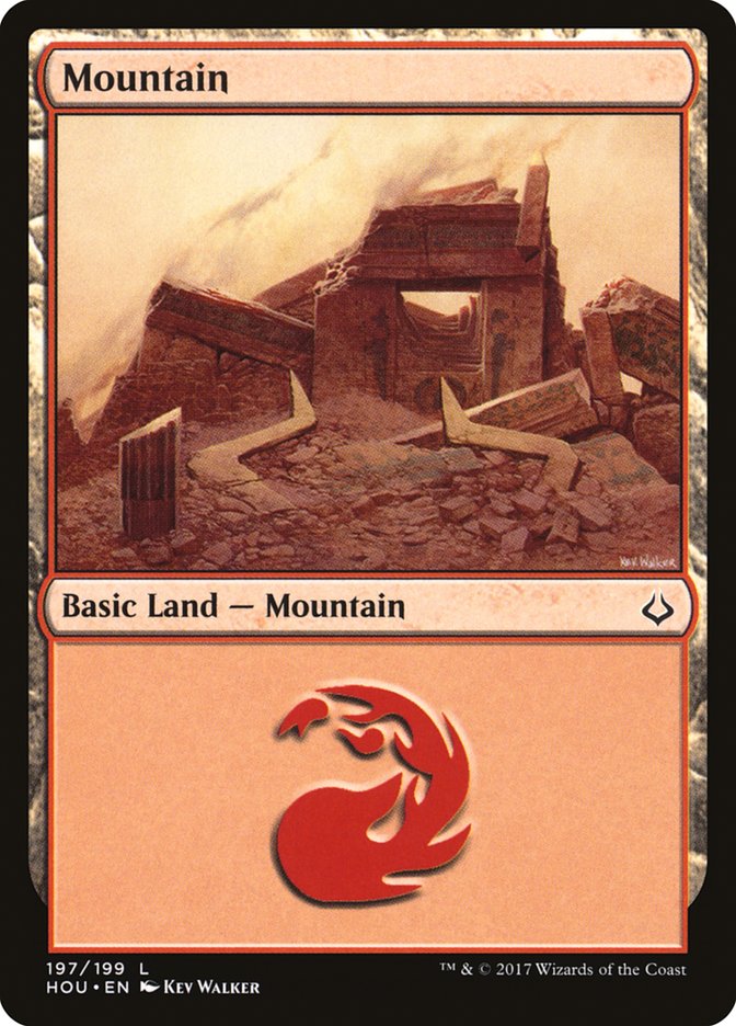 Mountain (197) [Hour of Devastation] | Boutique FDB TCG