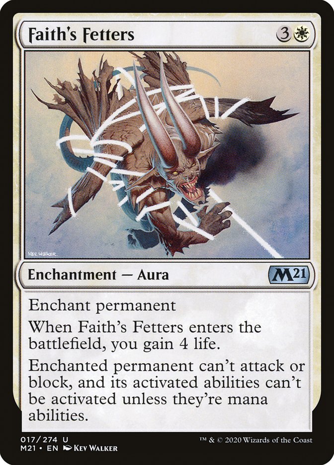 Faith's Fetters [Core Set 2021] | Boutique FDB TCG