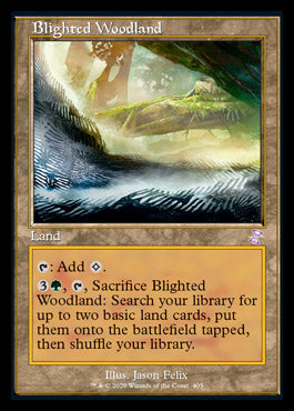 Blighted Woodland (Timeshifted) [Time Spiral Remastered] | Boutique FDB TCG