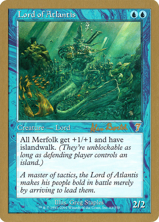 Lord of Atlantis (Alex Borteh) [World Championship Decks 2001] | Boutique FDB TCG