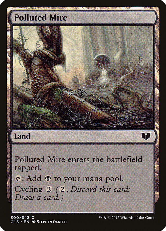 Polluted Mire [Commander 2015] | Boutique FDB TCG