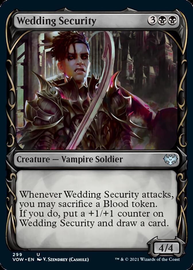 Wedding Security (Showcase Fang Frame) [Innistrad: Crimson Vow] | Boutique FDB TCG