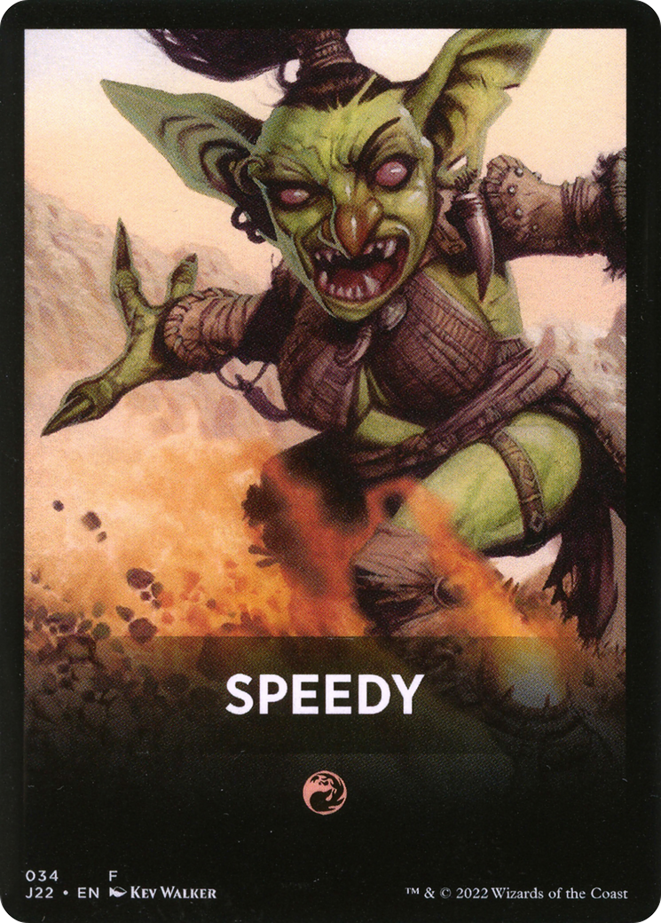 Speedy Theme Card [Jumpstart 2022 Front Cards] | Boutique FDB TCG
