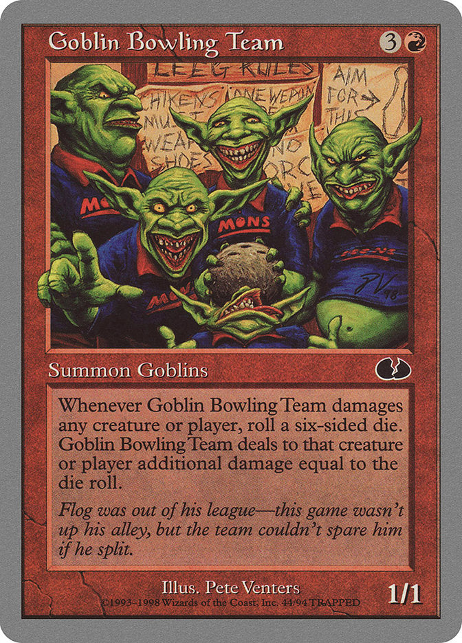 Goblin Bowling Team [Unglued] | Boutique FDB TCG