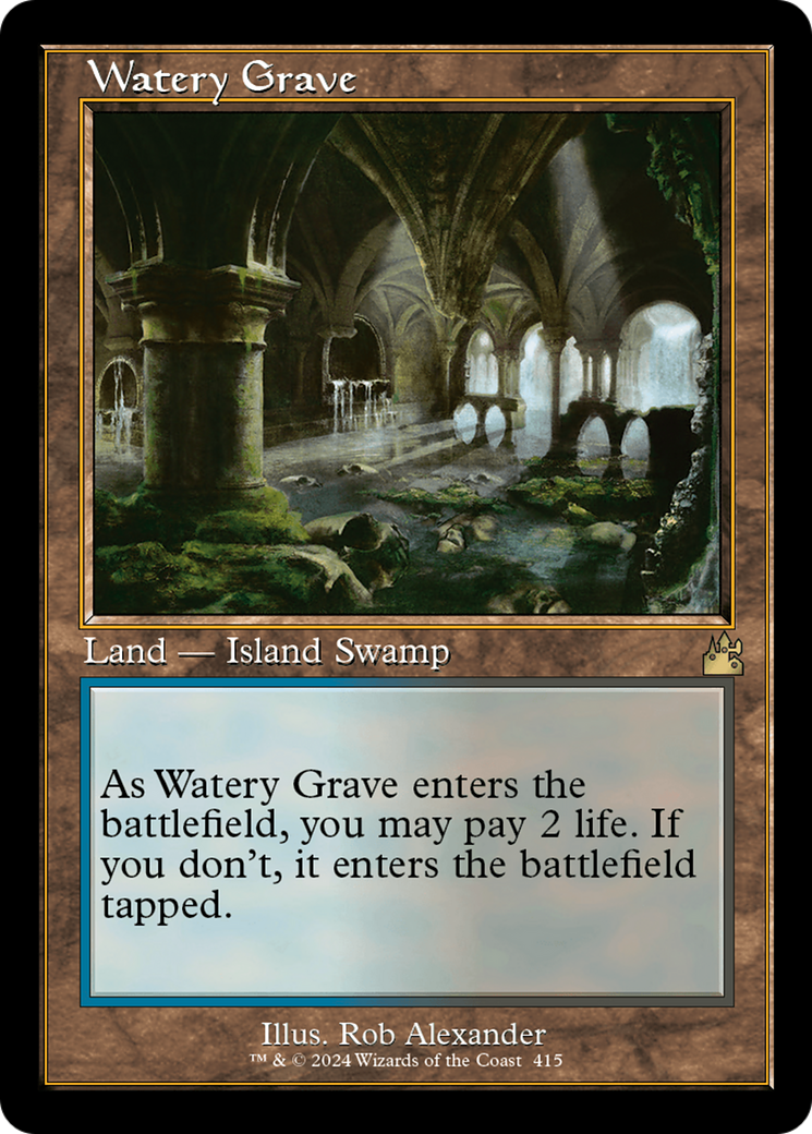 Watery Grave (Retro) [Ravnica Remastered] | Boutique FDB TCG