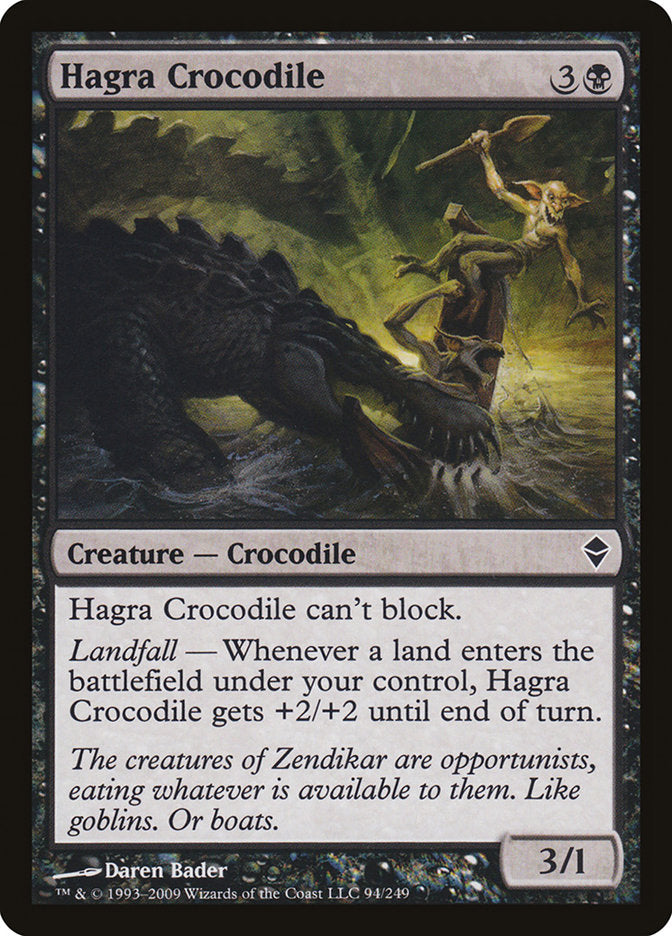 Hagra Crocodile [Zendikar] | Boutique FDB TCG