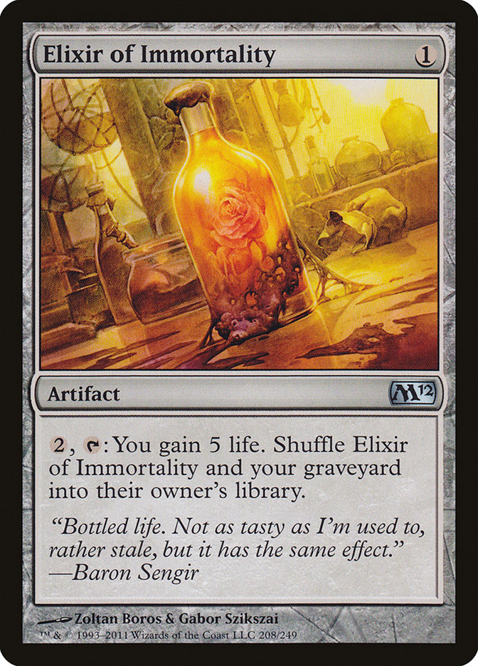 Elixir of Immortality [Magic 2012] | Boutique FDB TCG