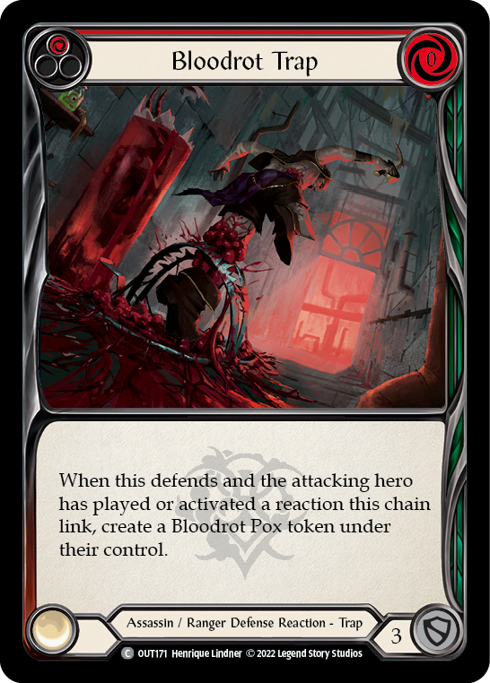 Bloodrot Trap (Red) [OUT171] (Outsiders) | Boutique FDB TCG
