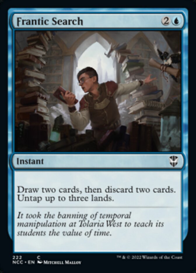 Frantic Search [Streets of New Capenna Commander] | Boutique FDB TCG