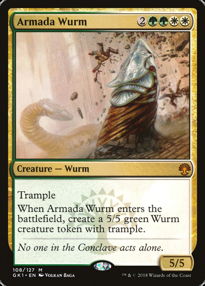 Armada Wurm [Guilds of Ravnica Guild Kit] | Boutique FDB TCG