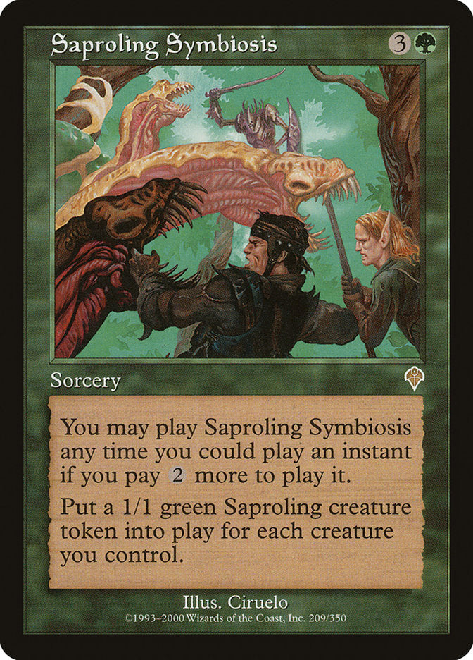 Saproling Symbiosis [Invasion] | Boutique FDB TCG