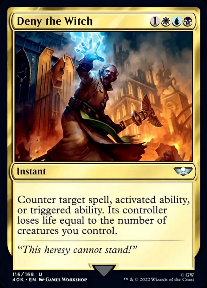 Deny the Witch [Warhammer 40,000] | Boutique FDB TCG