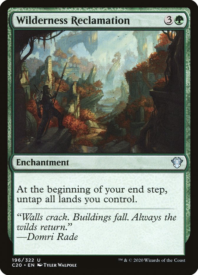 Wilderness Reclamation [Commander 2020] | Boutique FDB TCG