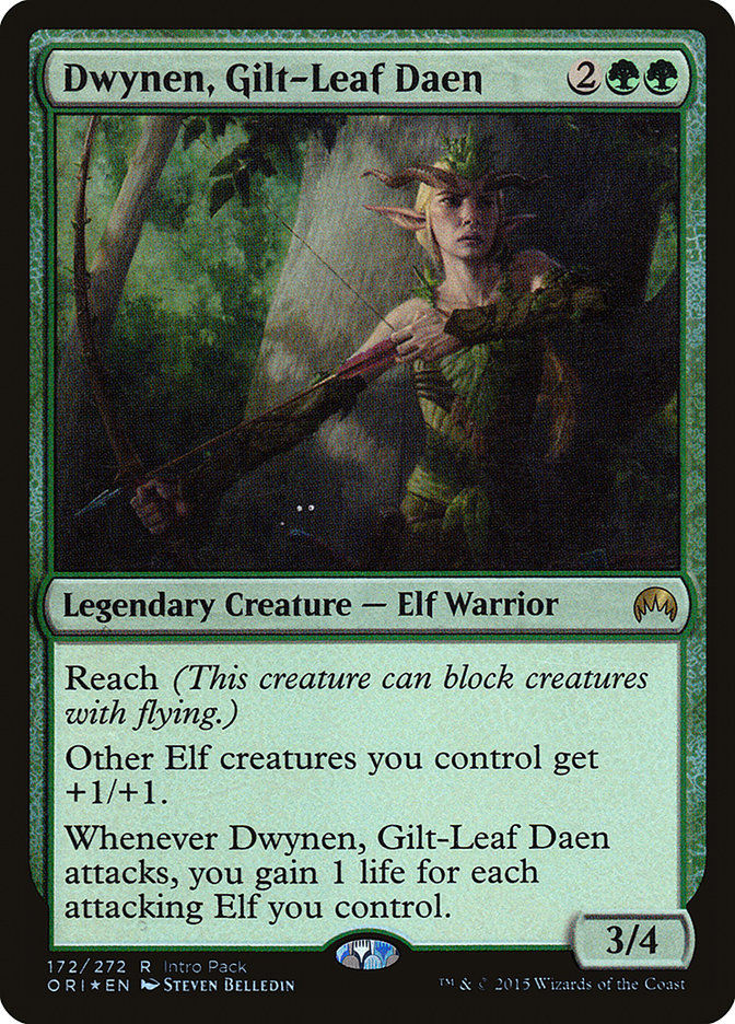 Dwynen, Gilt-Leaf Daen [Magic Origins Promos] | Boutique FDB TCG
