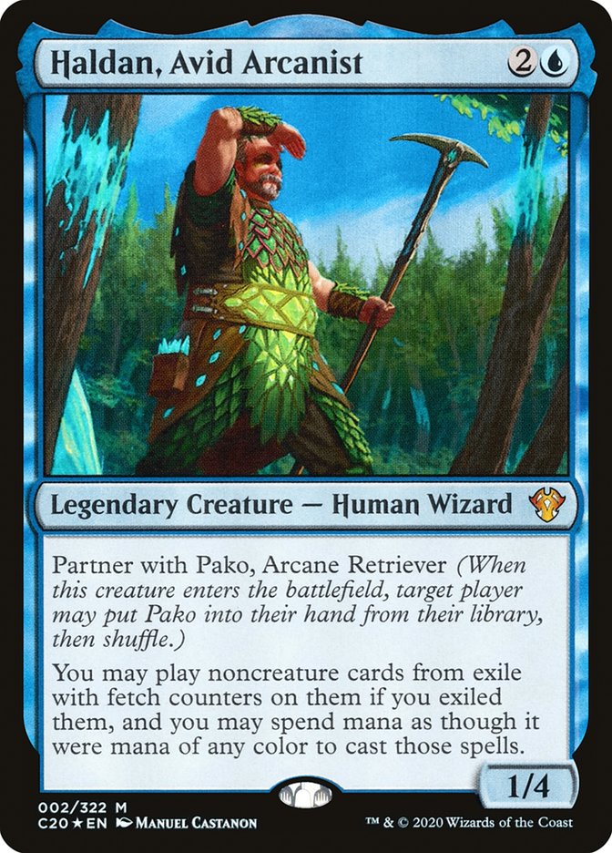 Haldan, Avid Arcanist [Commander 2020] | Boutique FDB TCG