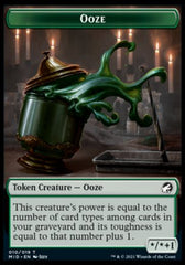 Human // Ooze Double-Sided Token [Innistrad: Midnight Hunt Tokens] | Boutique FDB TCG