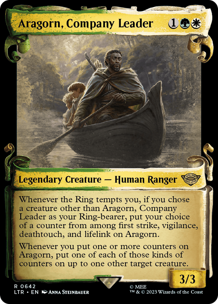 Aragorn, Company Leader [The Lord of the Rings: Tales of Middle-Earth Showcase Scrolls] | Boutique FDB TCG