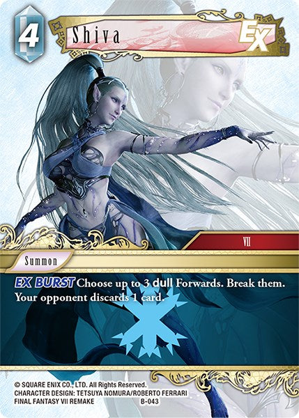 Shiva EX [Boss Deck: Final Fantasy VII] | Boutique FDB TCG