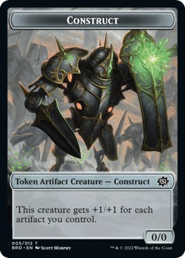 Servo // Construct (005) Double-Sided Token [The Brothers' War Commander Tokens] | Boutique FDB TCG