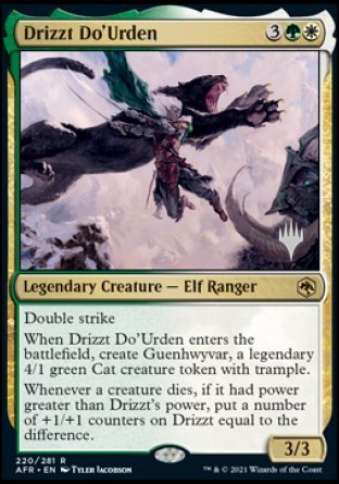 Drizzt Do'Urden (Promo Pack) [Dungeons & Dragons: Adventures in the Forgotten Realms Promos] | Boutique FDB TCG