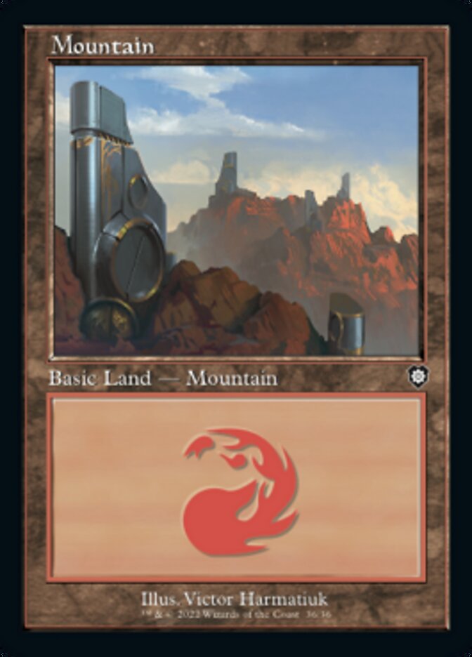 Mountain (036) (Retro) [The Brothers' War Commander] | Boutique FDB TCG