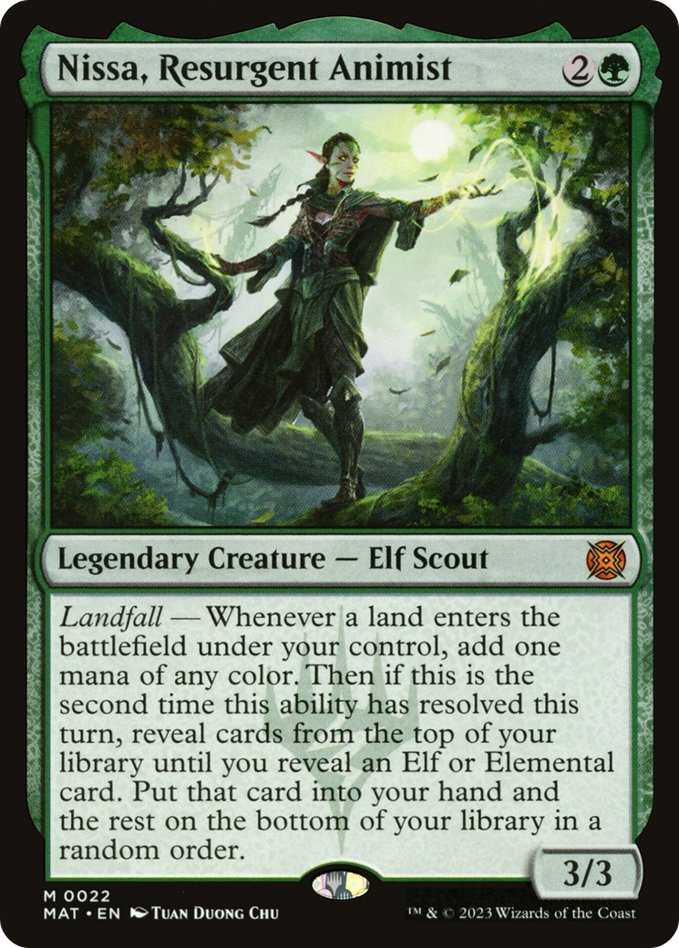 Nissa, Resurgent Animist [March of the Machine: The Aftermath] | Boutique FDB TCG